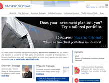 Tablet Screenshot of pacificglobal.us